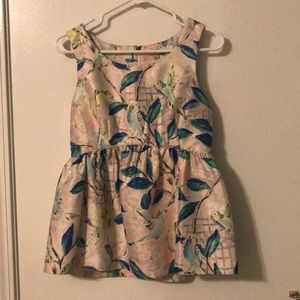 Anthropologie Peplum Top